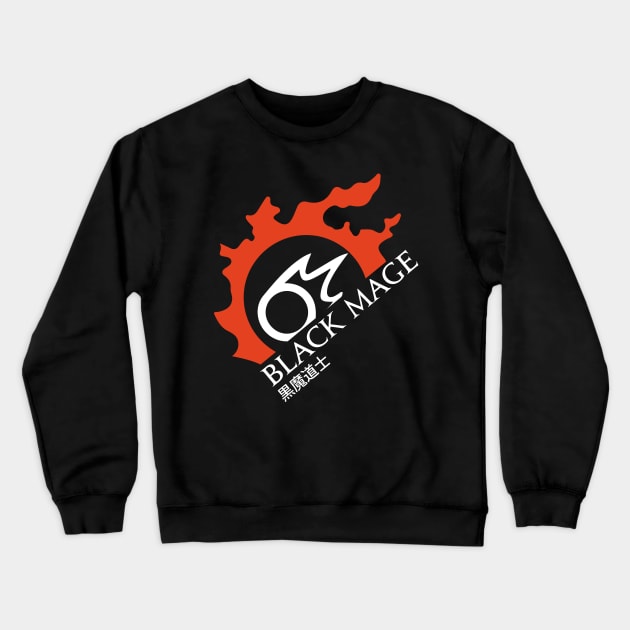 Black Mage - For Warriors of Light & Darkness Crewneck Sweatshirt by Asiadesign